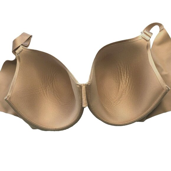Soma Vanishing Back Full Coverage Bra 40DDD Underwired Beige - Picture 5 of 6